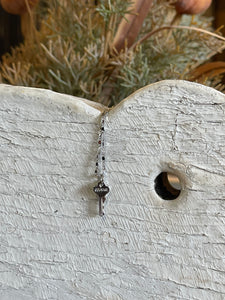 "Courage" Petite Silver Chain Giving Key Necklace