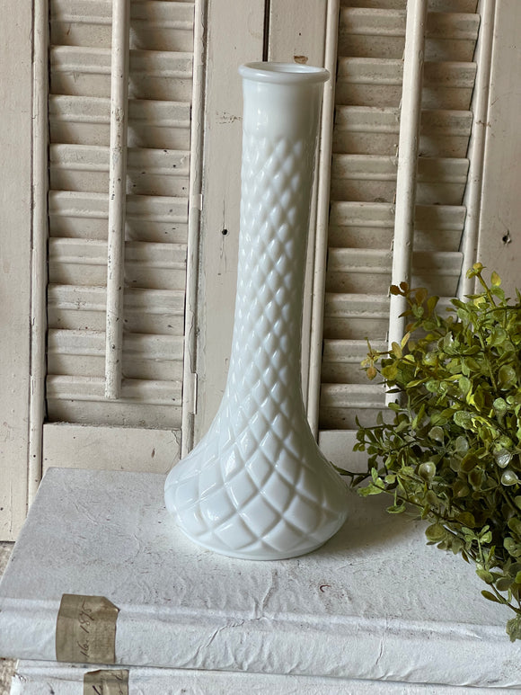 Milk Glass Vase