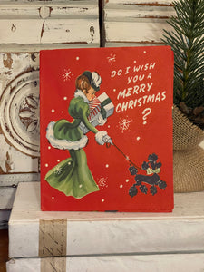 Vintage Christmas Card