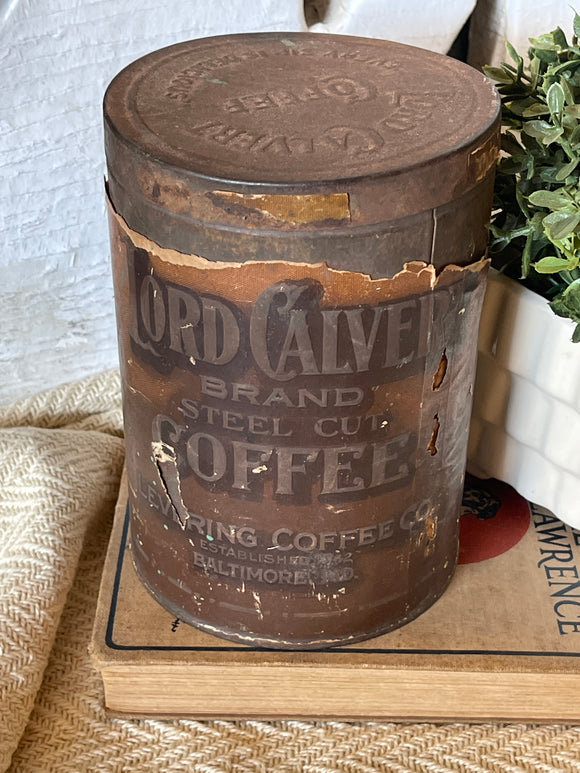 Vintage Lord Calvert Coffee Tin