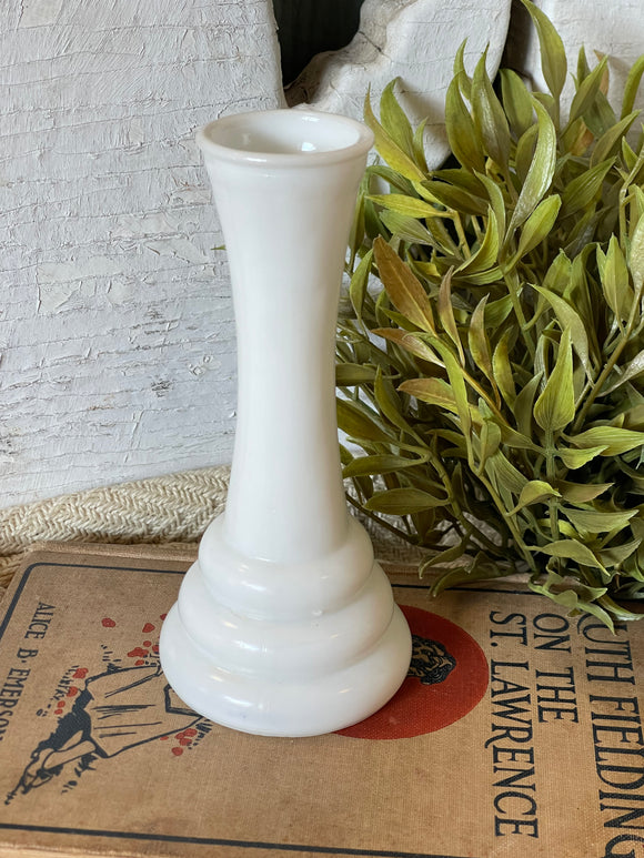 Vintage Randall Milk Glass Bud Vase