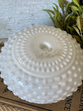 Vintage Milk Glass Globe for Light Fixture/Vase