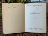 Vintage "GREGG SHORTHAND" Book 1947