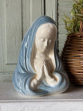 Vintage Blue and Cream Mary Planter Made by Royal Windsor