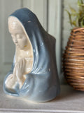 Vintage Blue and Cream Mary Planter Made by Royal Windsor