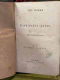 Antique Book 1849 The Works of Washington Irving