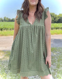 Elise Eyelet Dress