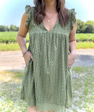 Elise Eyelet Dress