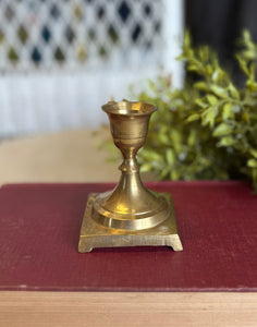 Small Vintage Brass Candlestick