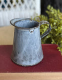 Vintage Enamel Greyware Pitcher