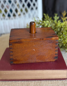 Vintage Plain Wood Butter Mold