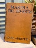 Antique Book Martha The Seventh 1926