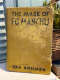 Vintage Book The Mask of Fu Manchu 1932