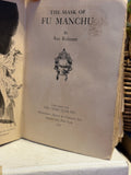 Vintage Book The Mask of Fu Manchu 1932