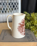 Vintage Copeland Transferware Pitcher