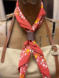 Rustic Brown Leather Slide