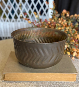 Vintage Patina Brass Vessel