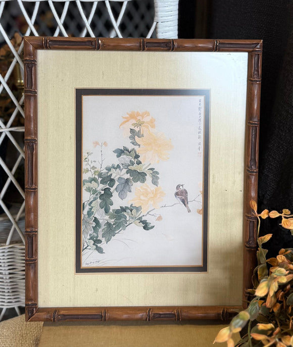 Vintage Japan Print w/ Great Frame