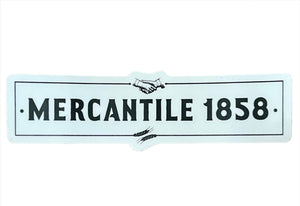 Mercantile 1858 Sticker