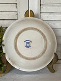 Vintage Japan Windmill Blue & White Transferware Bowl