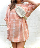 Tie-Dye Tangerine Tunic