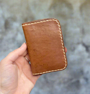 Handmade "Minimalist" Bifold Leather Wallet