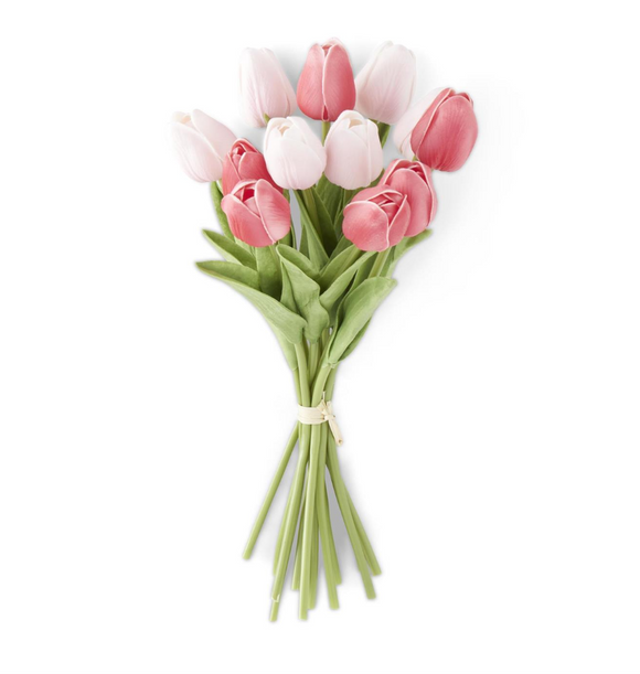 Real Touch Mixed Pink Tulip Bundle