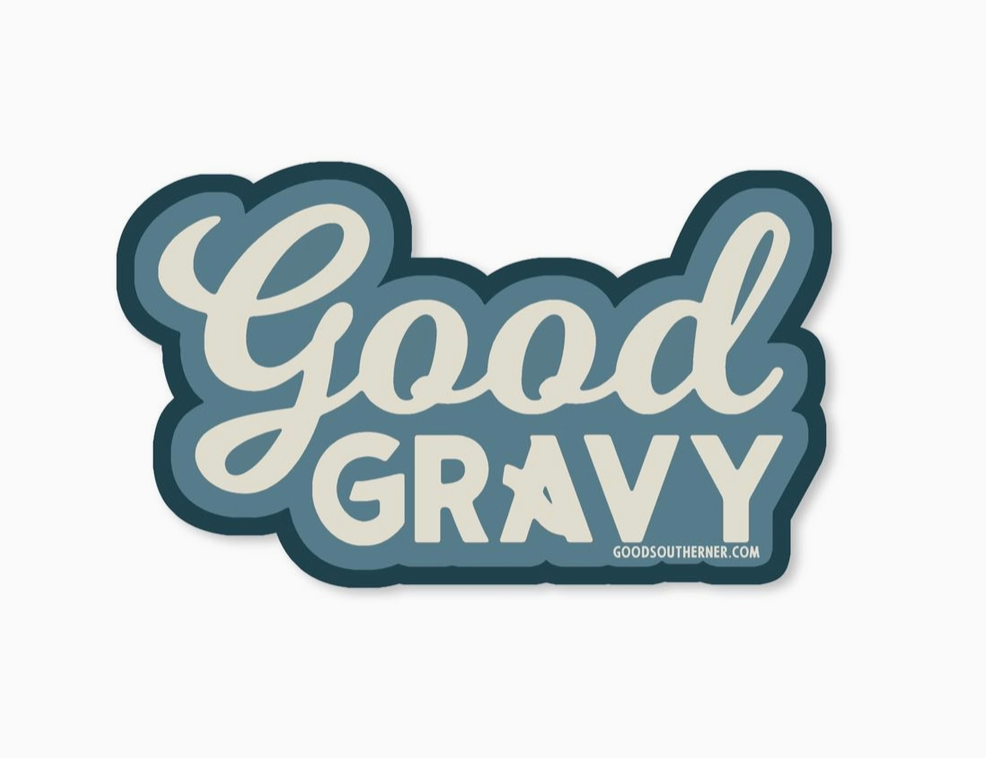 Good Gravy Sticker The Gentleman's Stache, DBA Mercantile 1858
