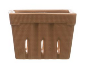 Matte Finish Stoneware Berry Basket