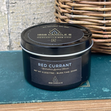 Red Currant 6 oz Soy Candle in Black Travel Tin