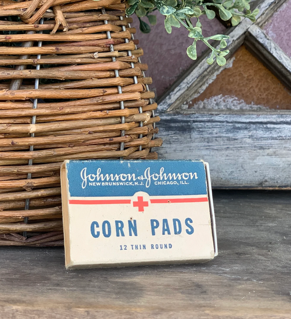 Vintage Johnson + Johnson Corn Pad Box