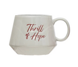 Stoneware "Thrill of Hope" Mug w/ Gift Box