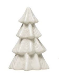 Mini White Stoneware Tree