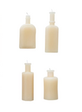 Unscented Vintage Bottle Shaped Candles