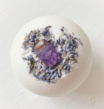 Large Amethyst & Lavender Bath Bomb