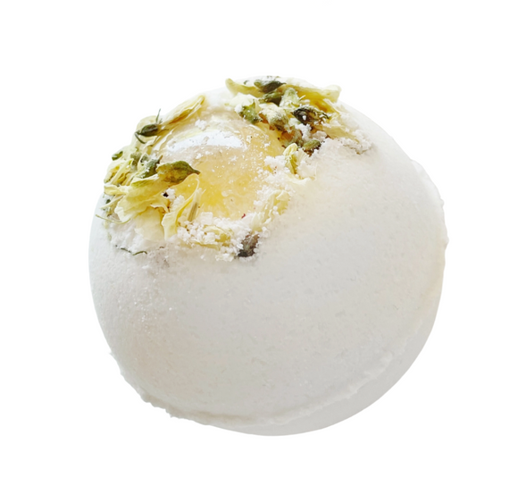 Citrine & Jasmine Bath Bomb w/ Gem