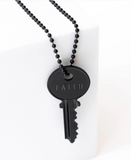 "Faith" Matte Black Classic Giving Key