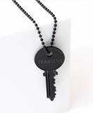 "Fearless" Matte Black Classic Giving Key