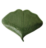 Stoneware Gingko Leaf-Shaped Dish