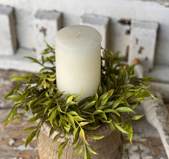 Small Smilax Candle Ring