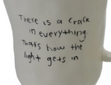 Organic Stoneware Mug w/ Sentiment