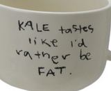 Organic Stoneware Mug w/ Sentiment