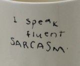 Organic Stoneware Mug w/ Sentiment