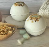 Aquamarine & Sophora Bath Bomb w/ Gem