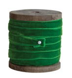 Velvet Ribbon on Wood Spool