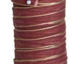 Velvet Metallic Ribbon on Wood Spool