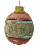 Soft Beaded & Embroidered Ornament