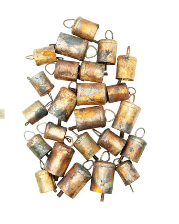 Mini Gold Metal Bell Ornament