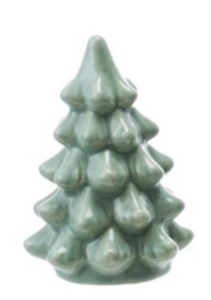 Mini Green Stoneware Tree