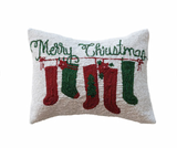Beaded Stockings Lumbar Pillow